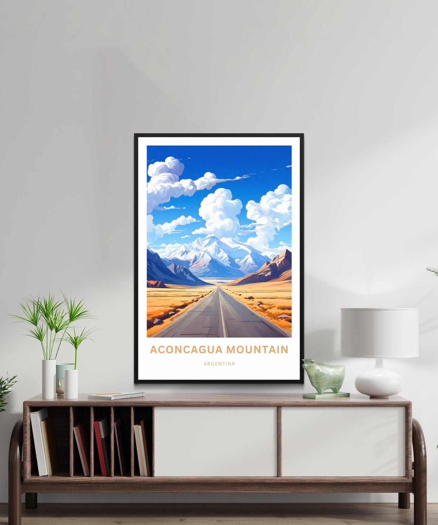 Aconcagua Travel Poster