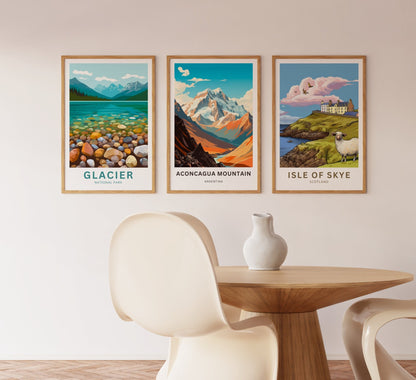 Aconcagua Travel Print - Alpine Escape