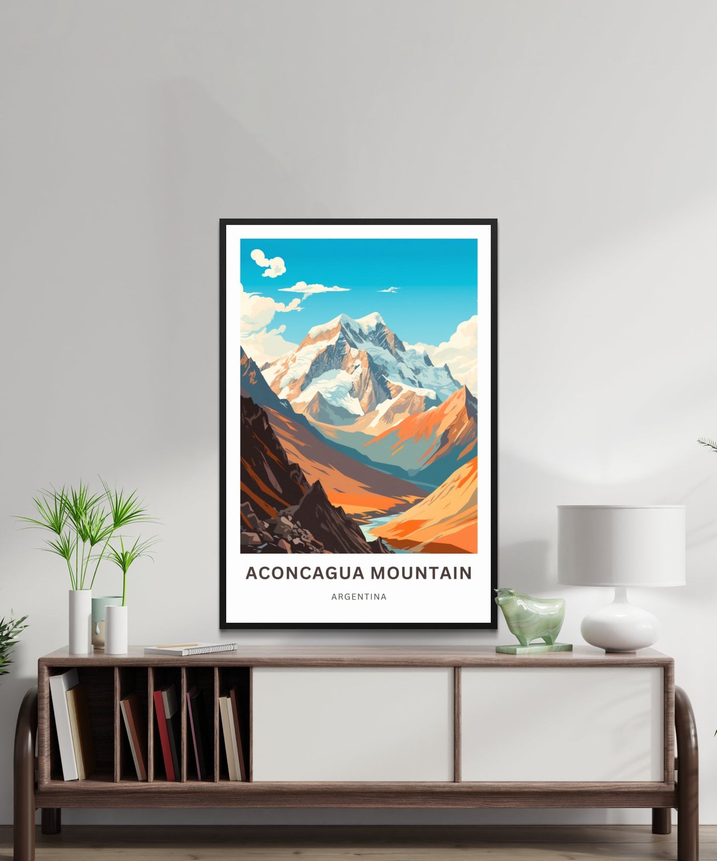 Aconcagua Travel Print - Alpine Escape