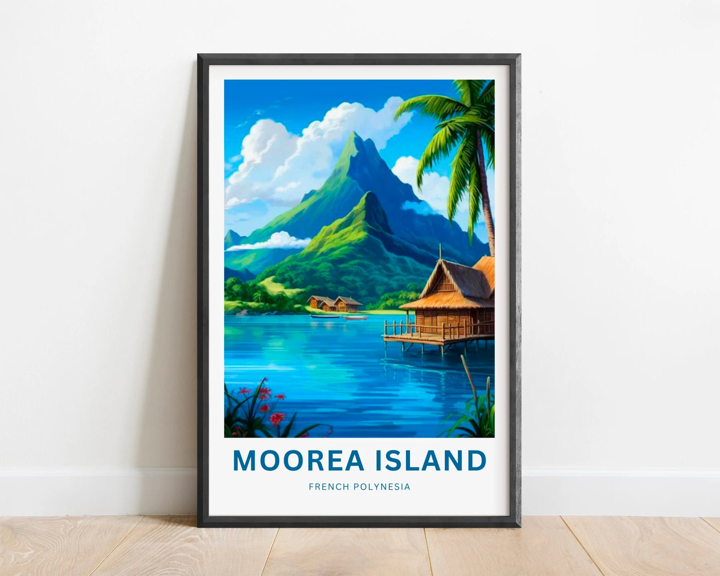 Moorea Island Travel Poster