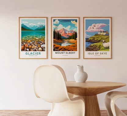 Mount Elbert Travel Poster