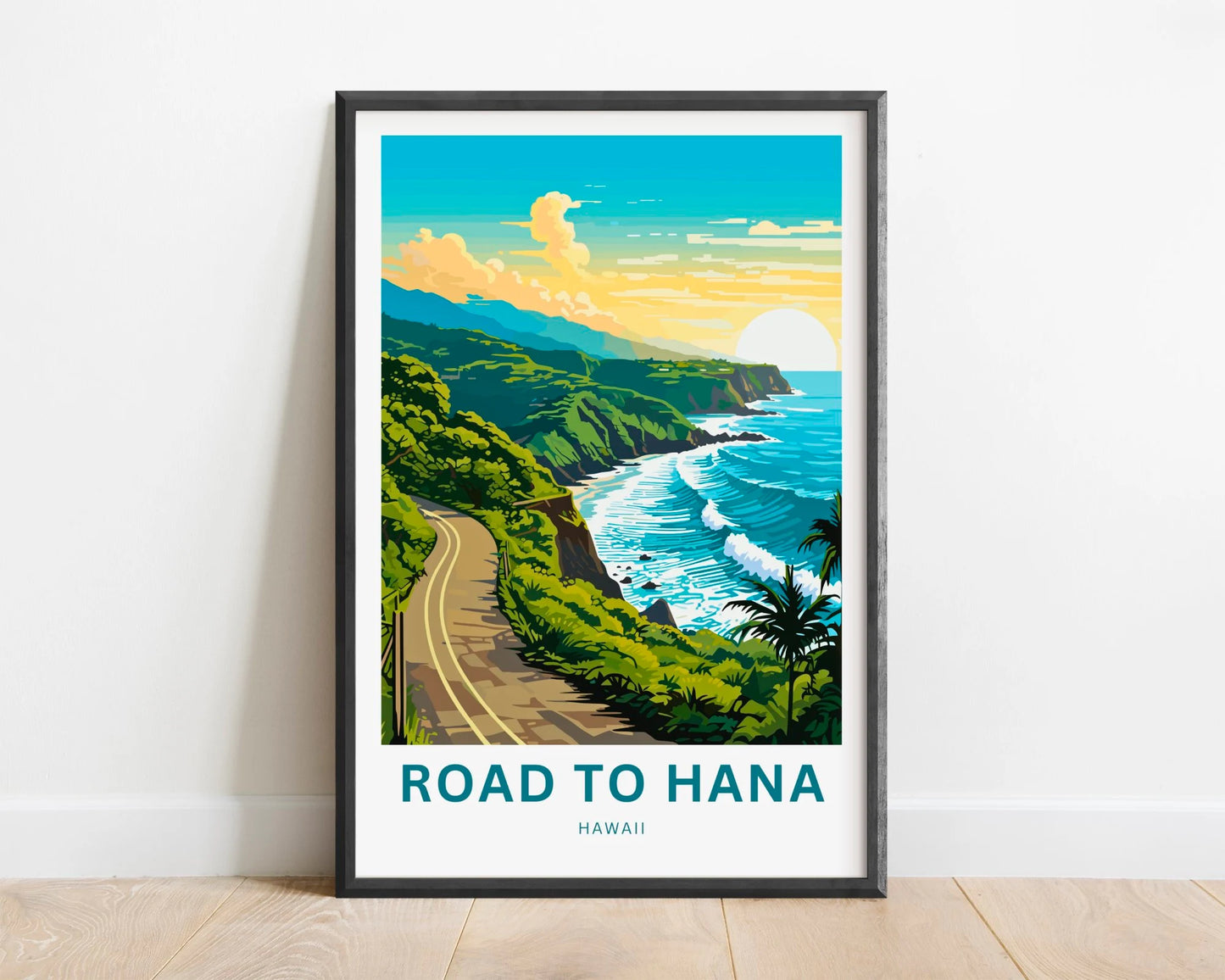 Road to Hana Travel Poster