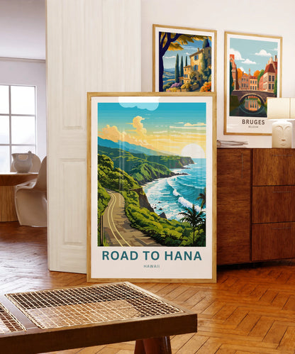 Road to Hana Travel Poster