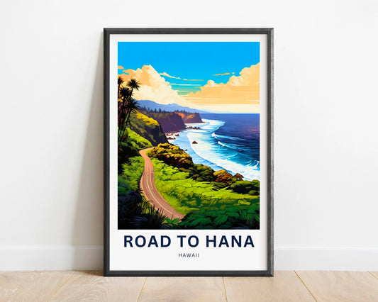 Road to Hana Travel Poster