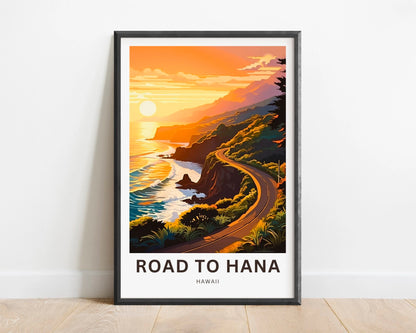 Road to Hana Travel Poster