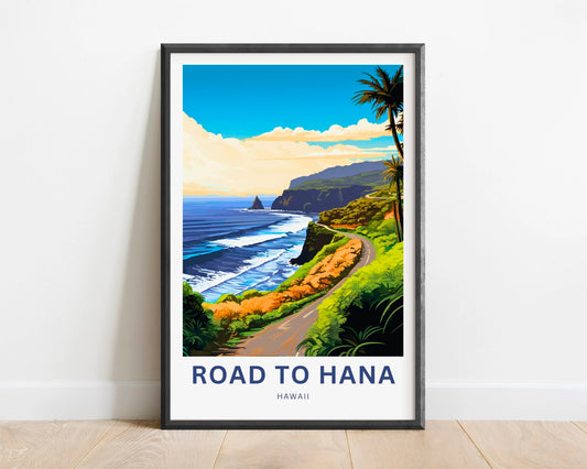 Road to Hana Travel Poster