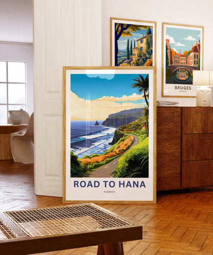 Road to Hana Travel Poster