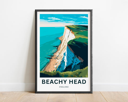 Beachy Head Travel Poster
