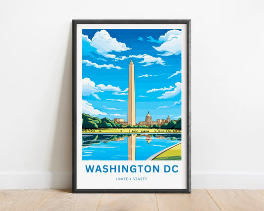 Washington DC Travel Poster