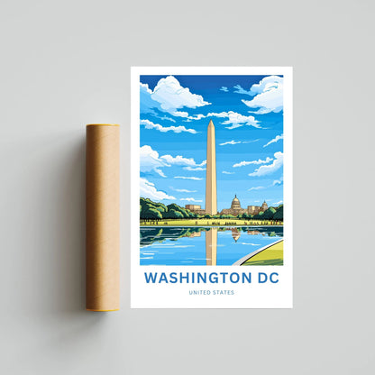 Washington DC Travel Poster