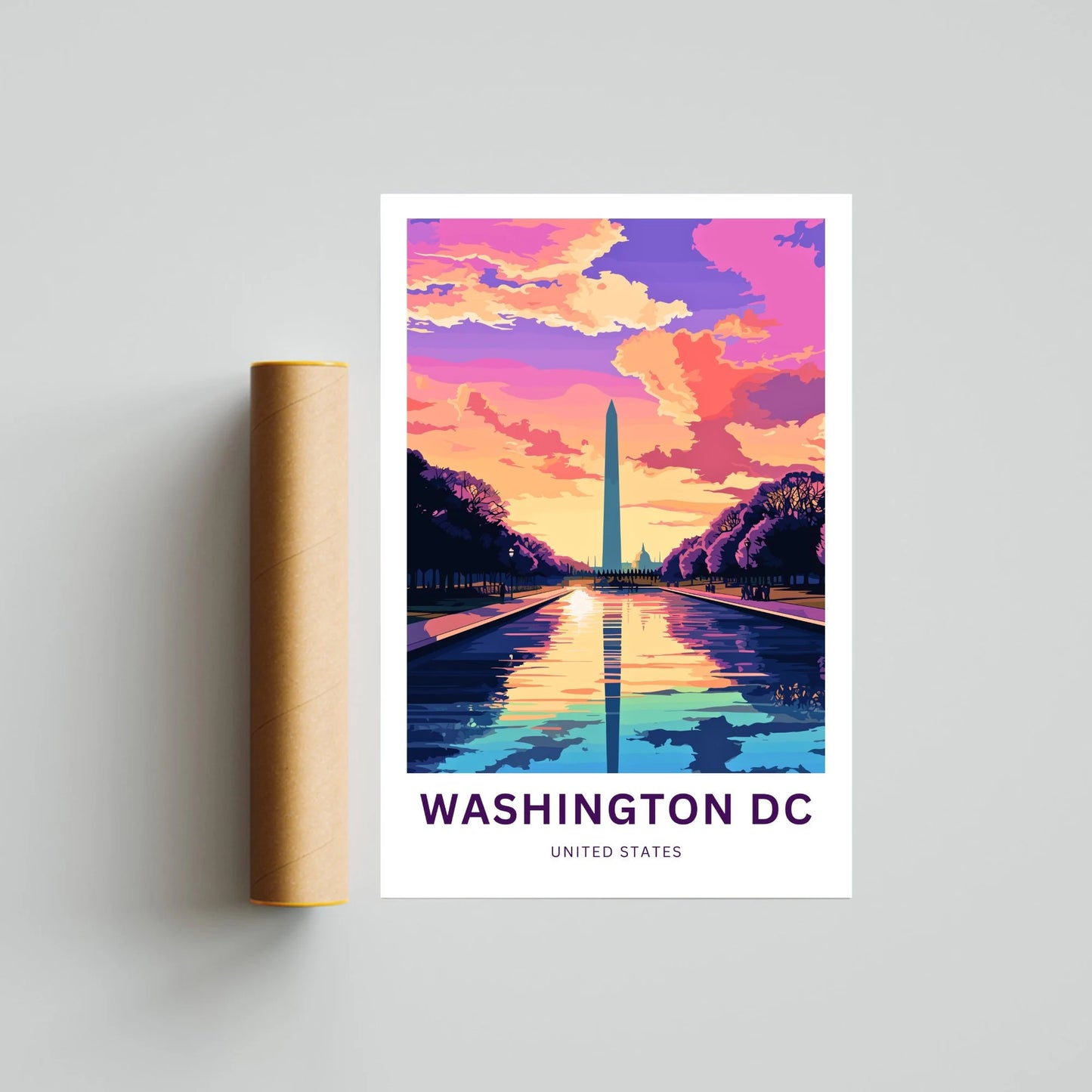 Washington DC Travel Poster