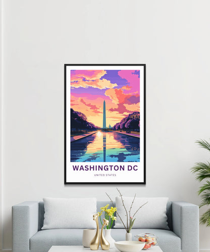 Washington DC Travel Poster