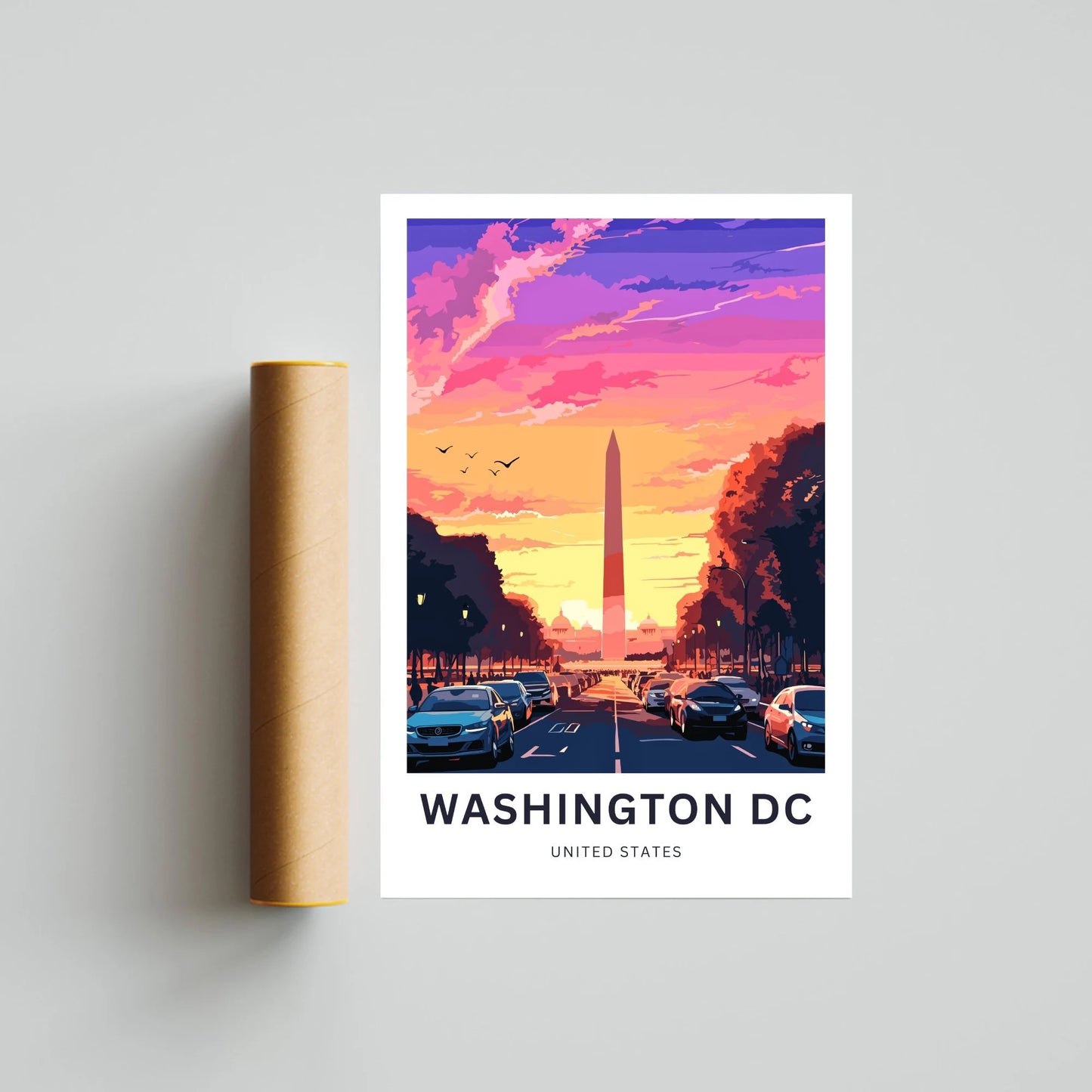 Washington DC Travel Poster