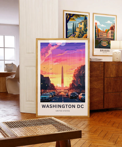 Washington DC Travel Poster