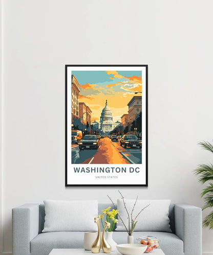 Washington DC Travel Poster