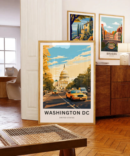 Washington DC Travel Poster