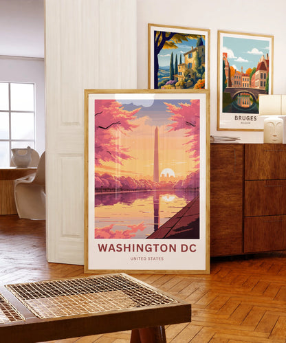 Washington DC Travel Poster