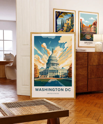 Washington DC Travel Poster