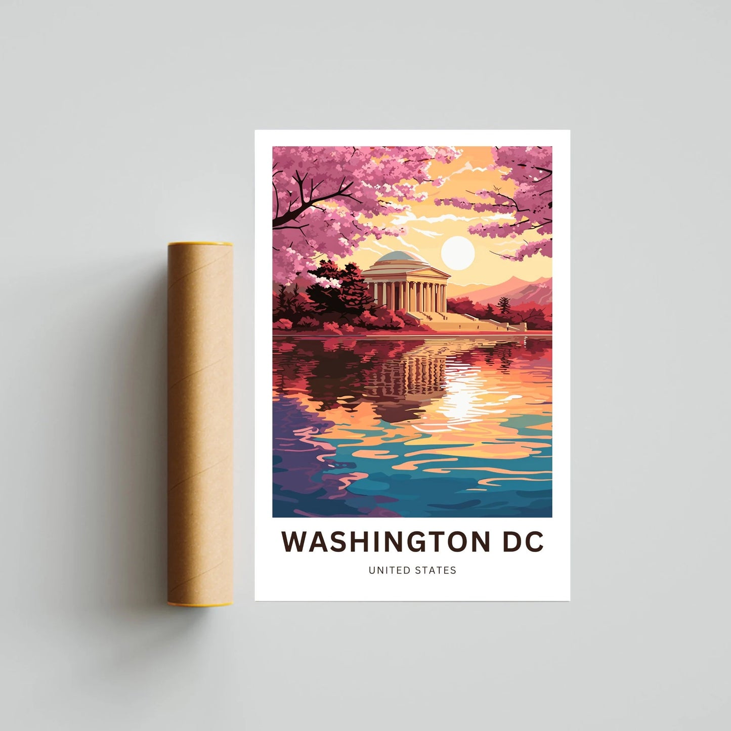 Washington DC Travel Poster