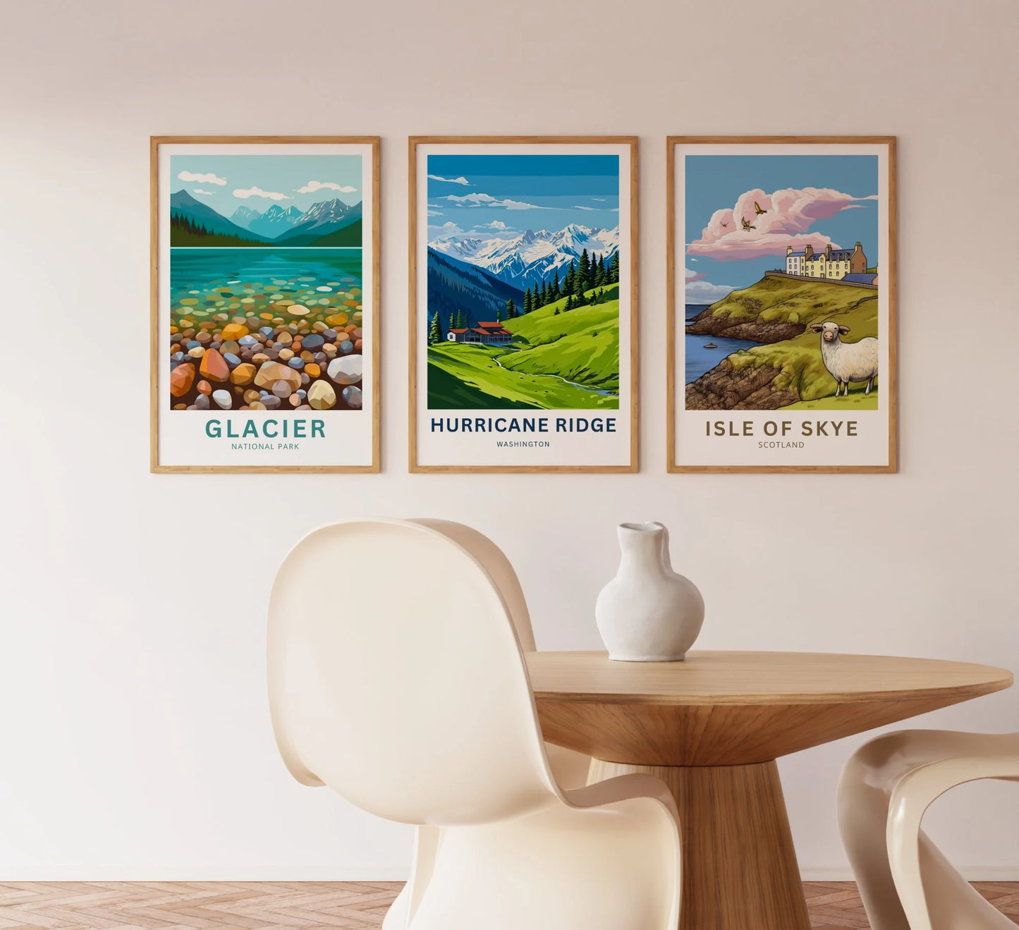Hurricane Ridge Travel Poster
