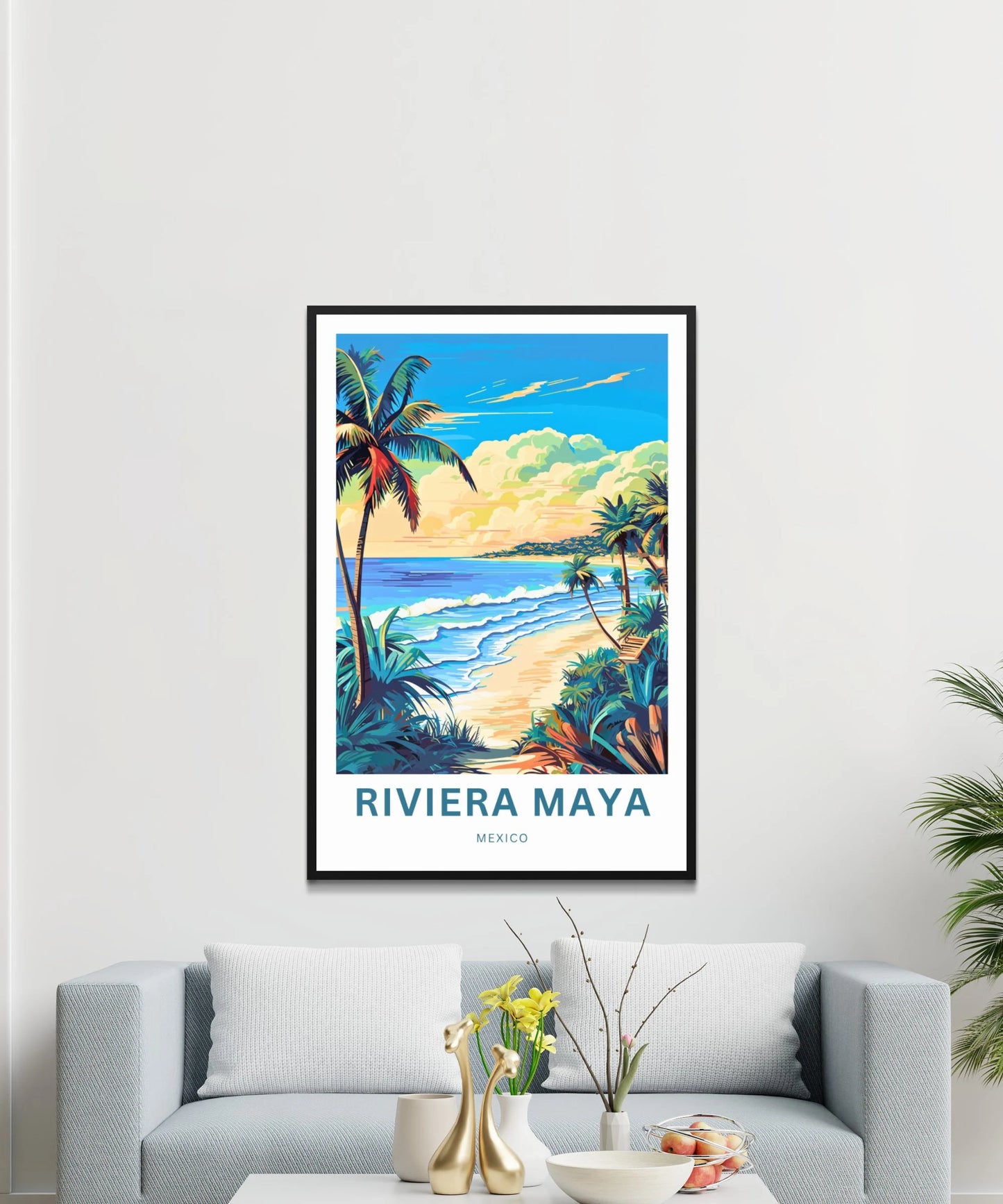 Riviera Maya Travel Poster