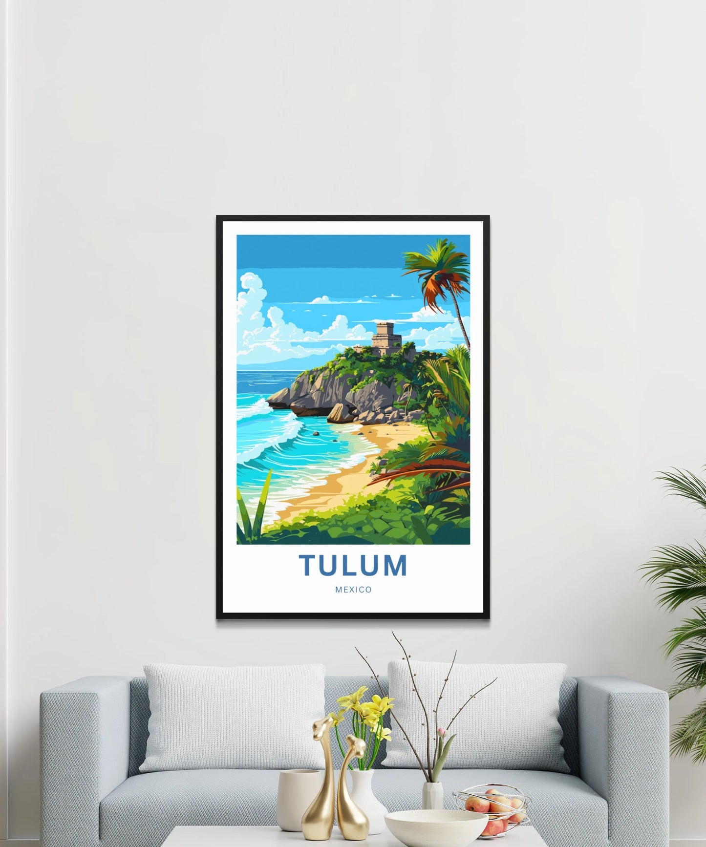 Tulum Riviera Maya Travel Poster