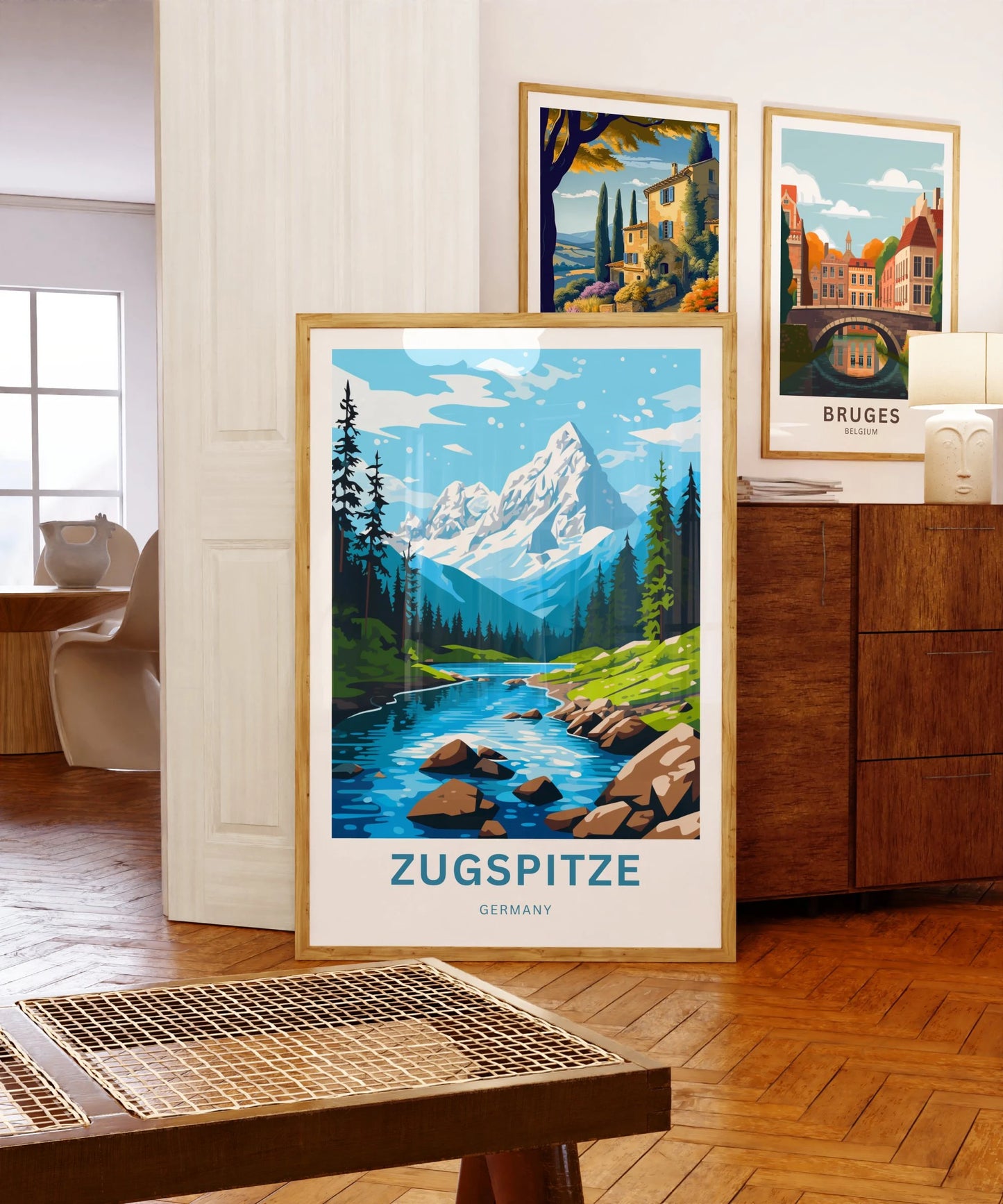 Zugspitze Travel Poster