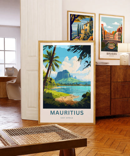 Mauritius Travel Poster