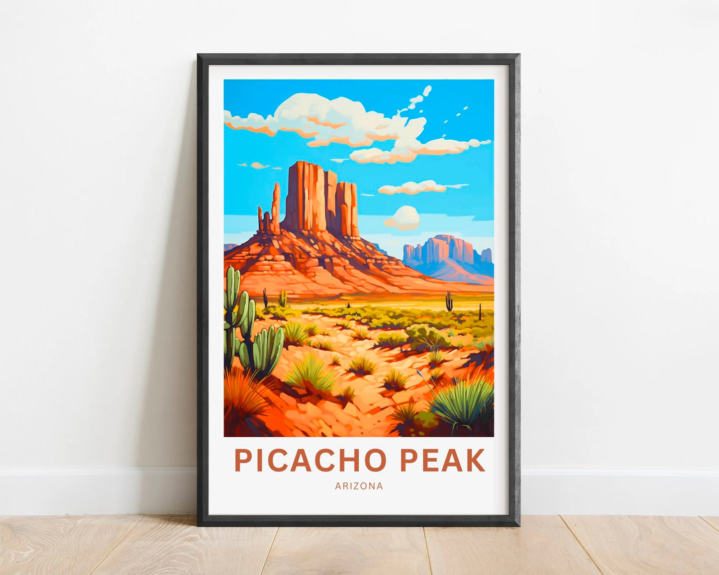 Picacho Peak Travel Poster