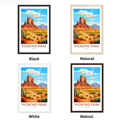 Picacho Peak Travel Poster