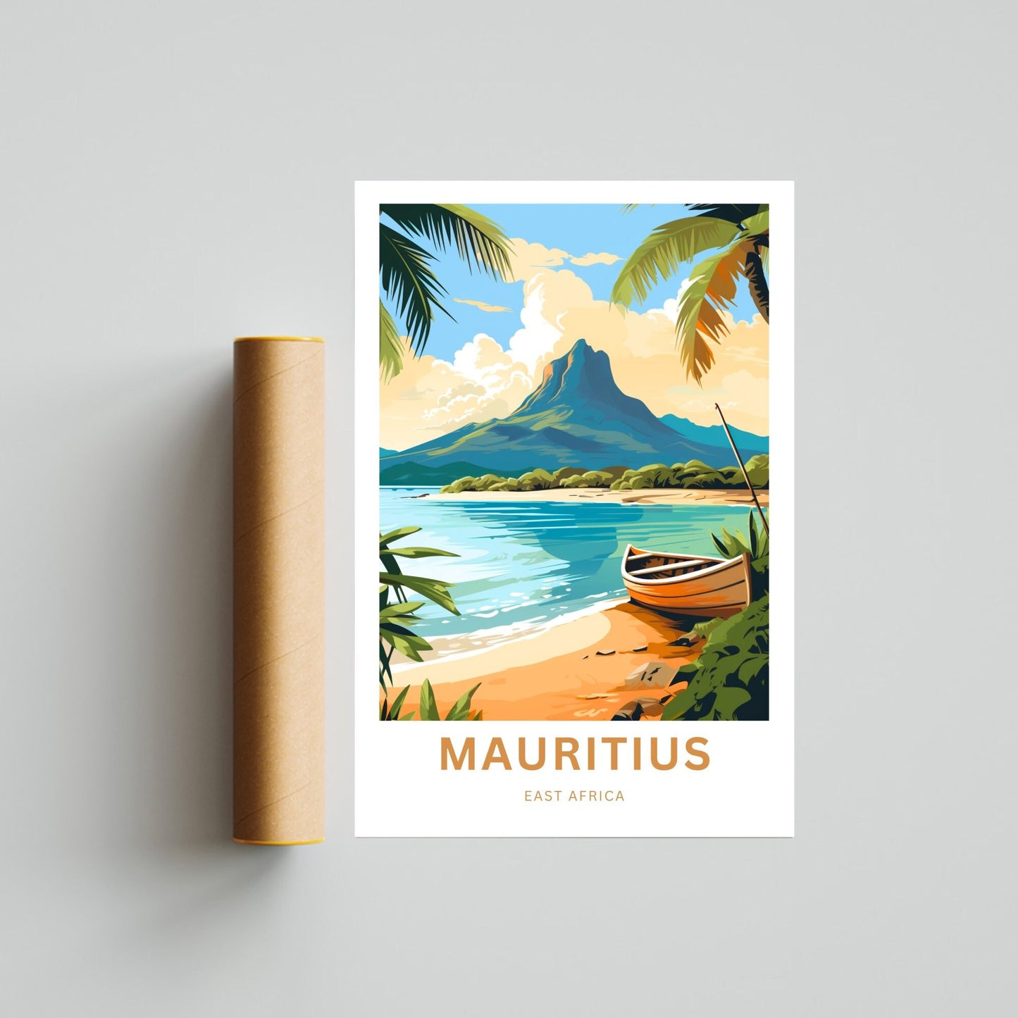 Mauritius Travel Poster