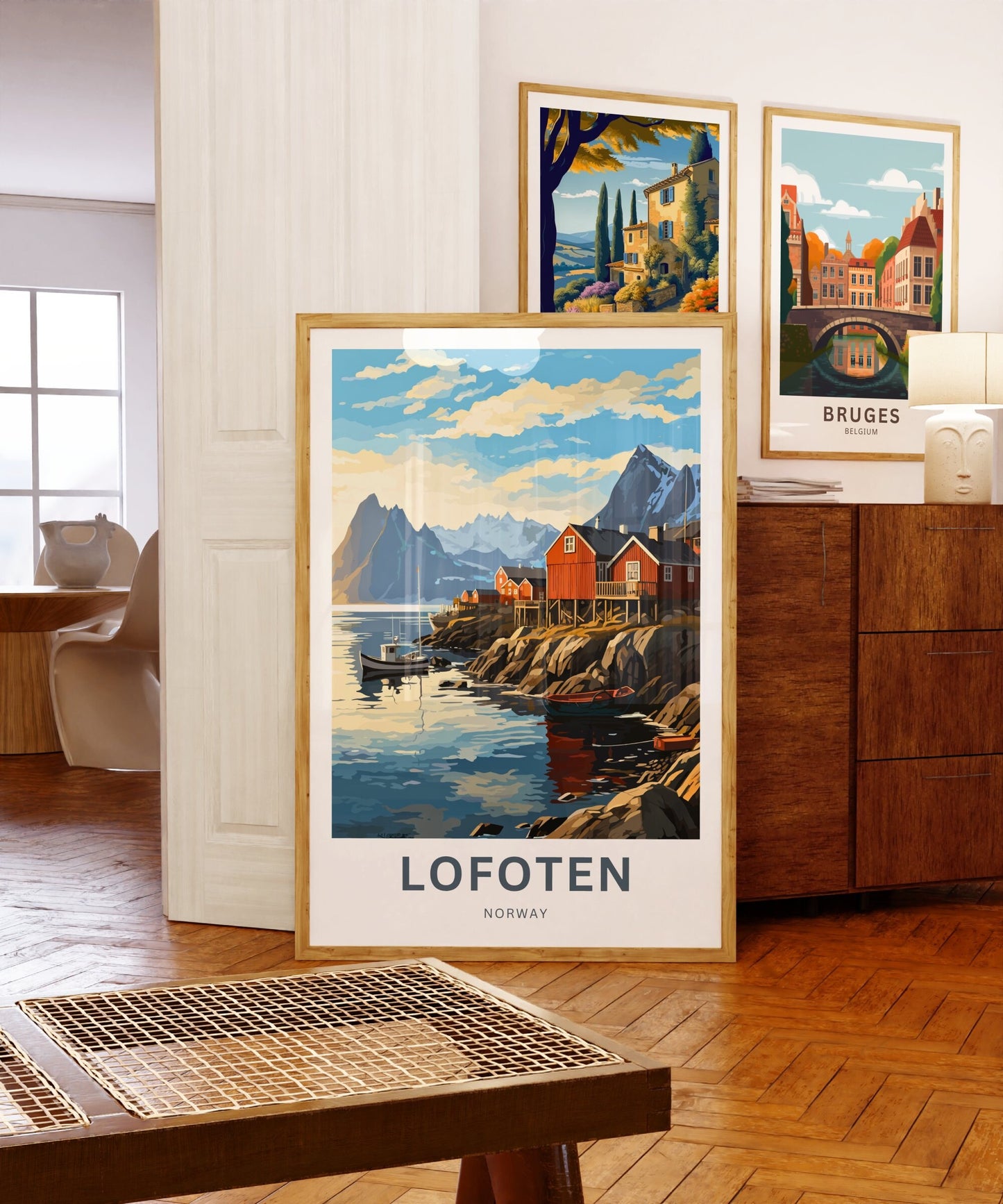 Lofoten Islands Travel Poster