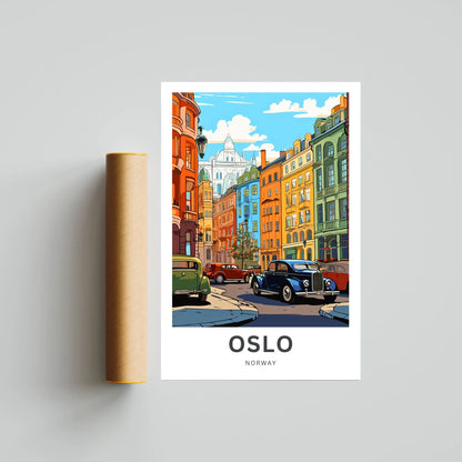 Oslo Travel Poster