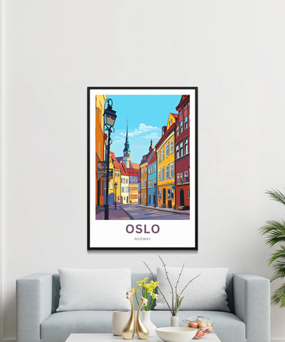 Oslo Travel Poster