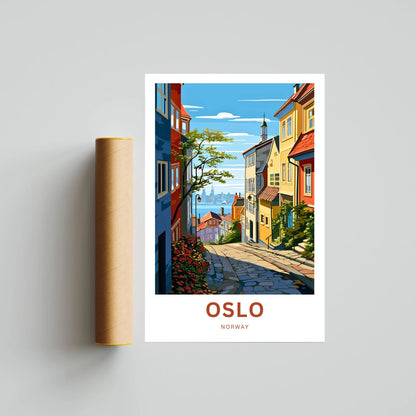 Oslo Travel Poster