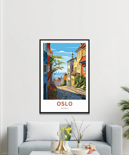 Oslo Travel Poster