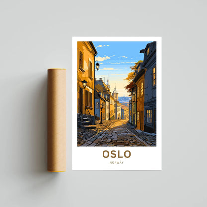 Oslo Travel Poster