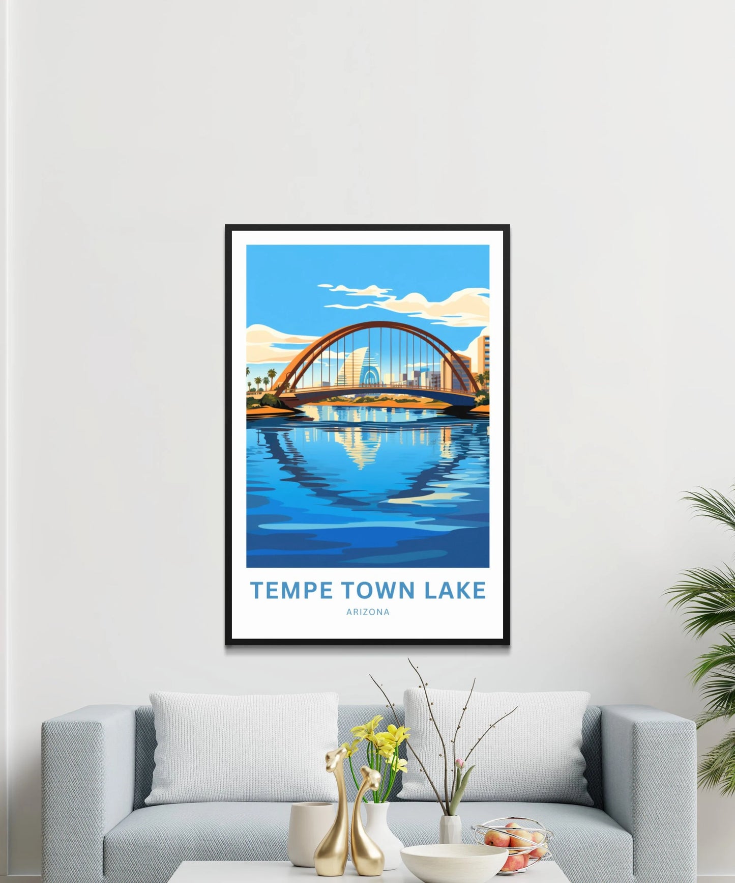 Tempe Town Lake Travel Poster