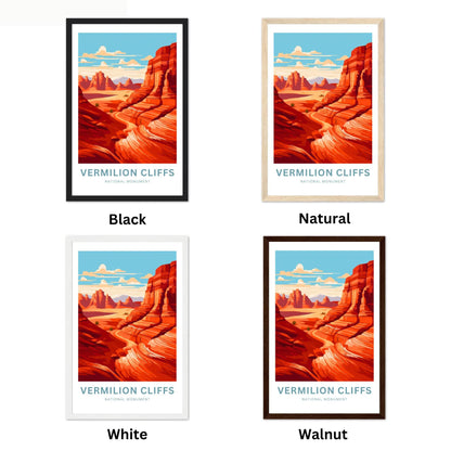 Vermilion Cliffs Travel Poster