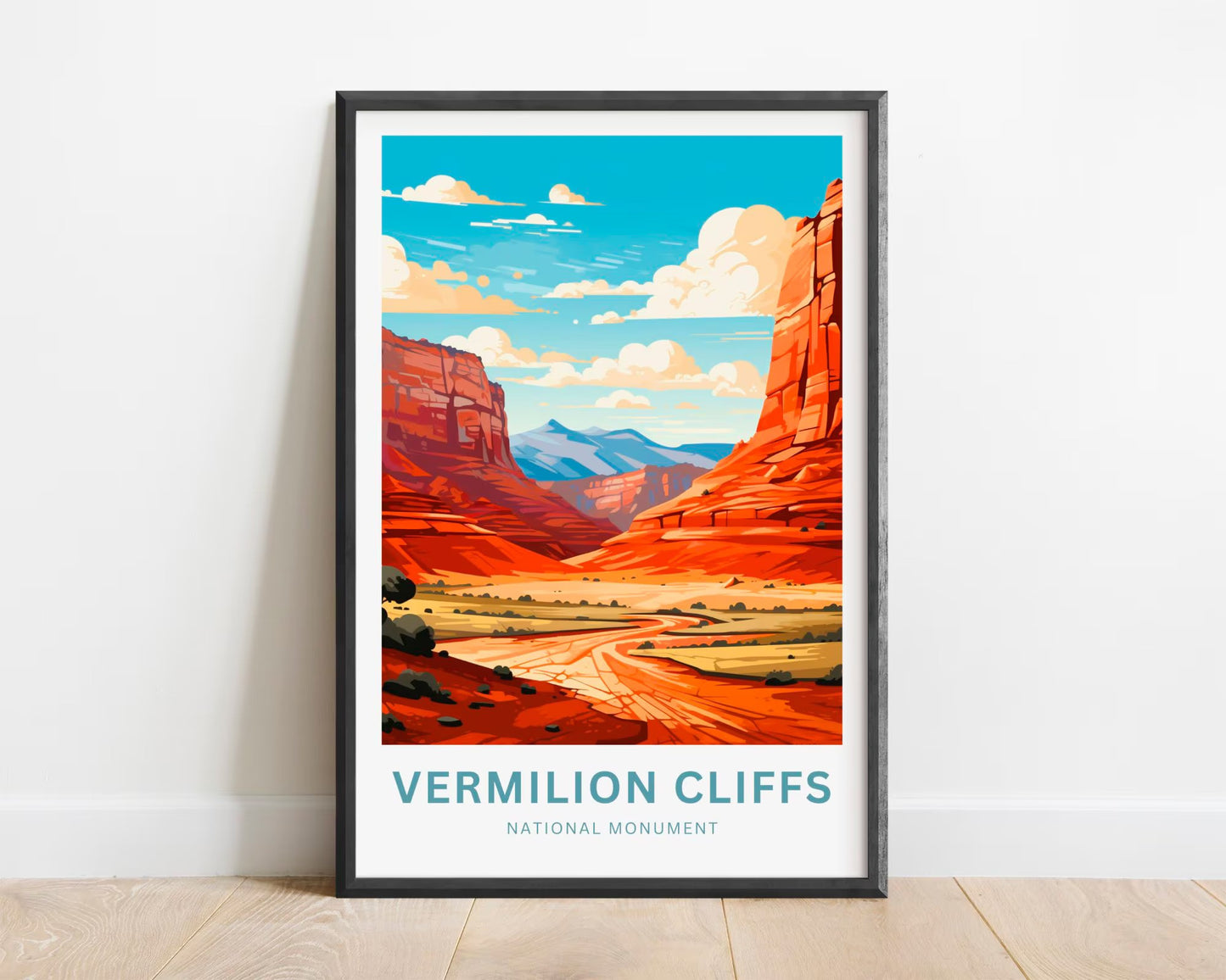 Vermilion Cliffs Travel Poster