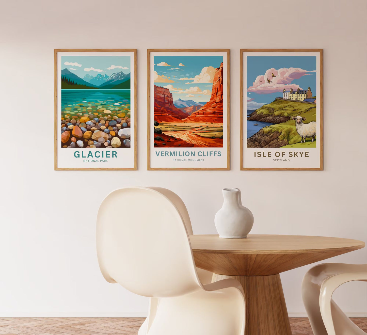 Vermilion Cliffs Travel Poster