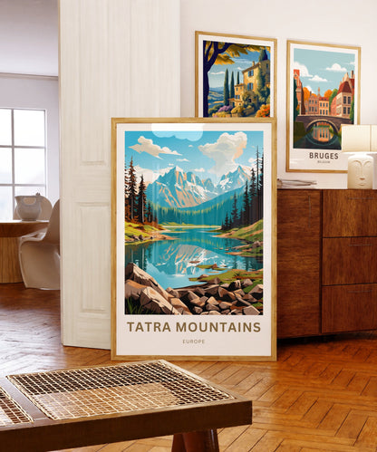 Tatra Mountains Travel Poster