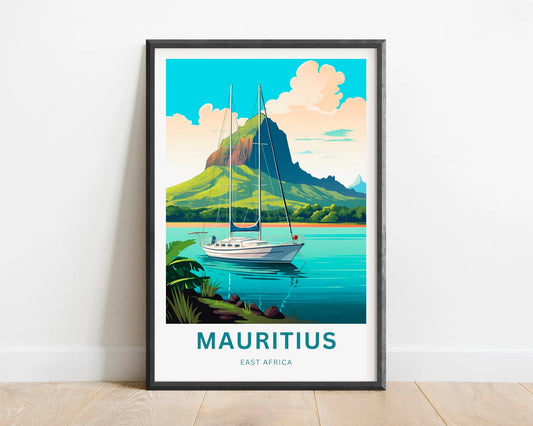 Mauritius Travel Poster