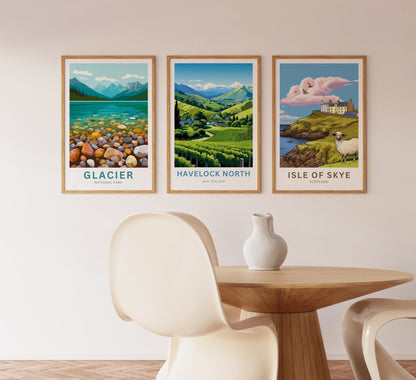 Havelock North Travel Poster
