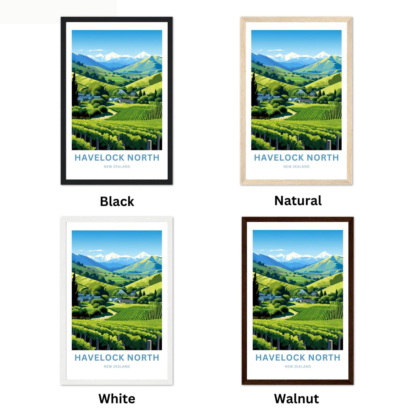 Havelock North Travel Poster