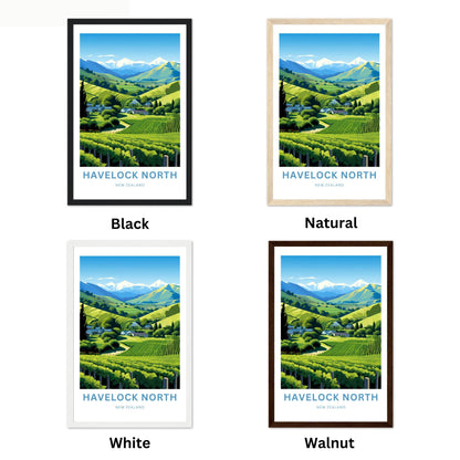 Havelock North Travel Poster