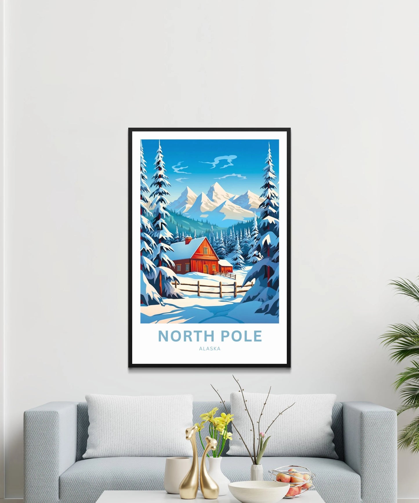 North Pole  Travel Poster