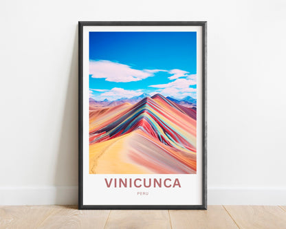 Vinicunca Travel Poster