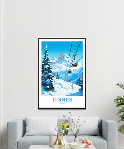 Tignes Travel Poster