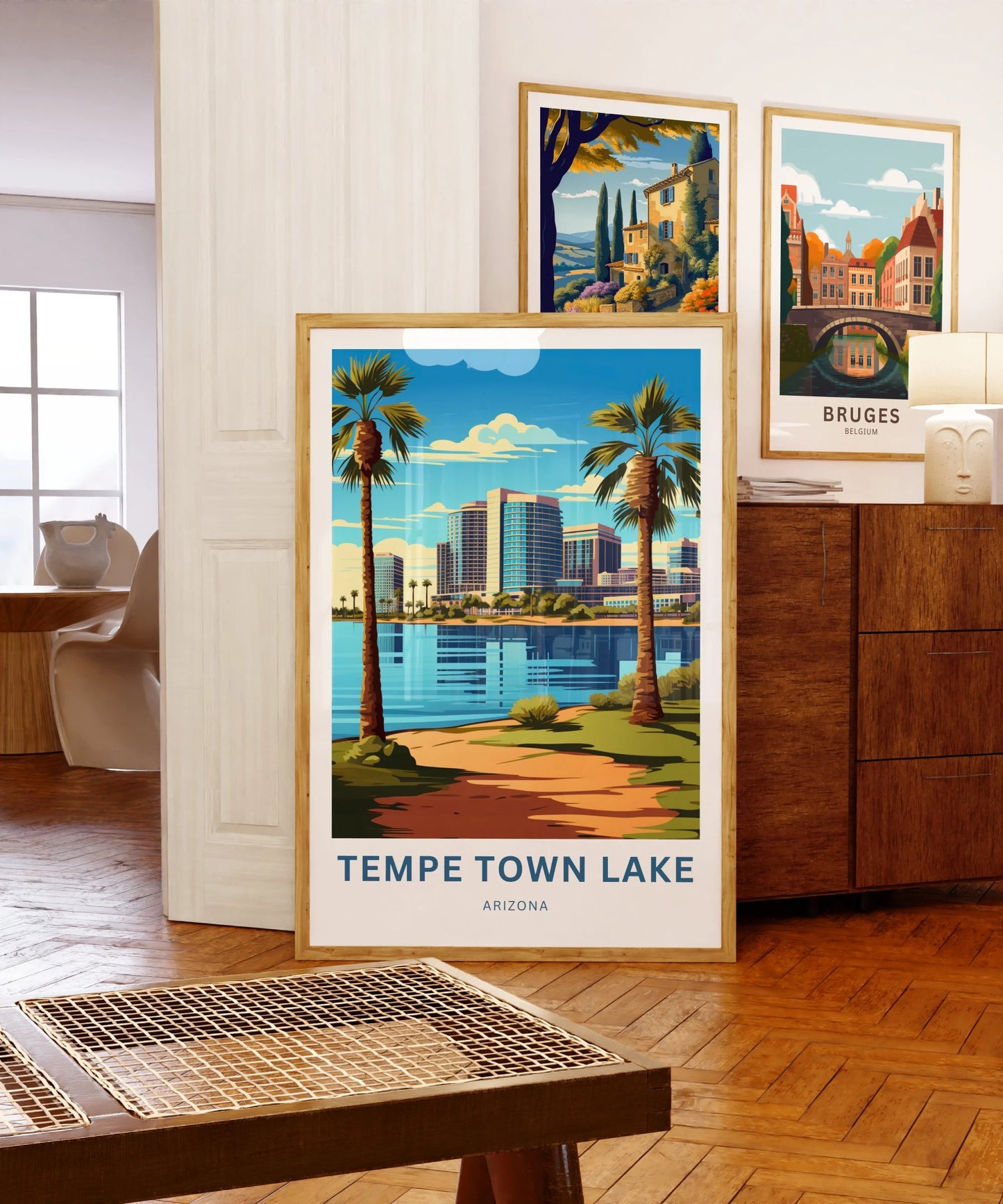 Tempe Town Lake Travel Poster